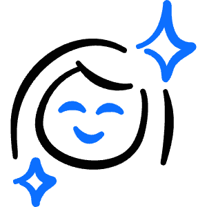 Retouch Face Icon from Freehand Duotone - Free Set
