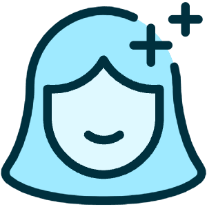 Retouch Face Icon from Ultimate Duotone - Free Set