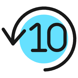 Timer 10 Icon from Ultimate Colors - Free Set