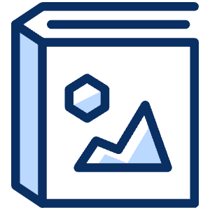 Book Album Picture Icon from Cyber Duotone - Free Set