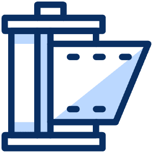 Camera Film Roll 2 Icon from Cyber Duotone - Free Set