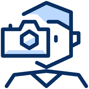 Camera User Icon from Cyber Duotone - Free Set