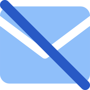 Email Off Disabled Icon from Core Flat Set