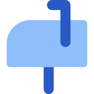 Inbox Post Icon from Core Flat Set