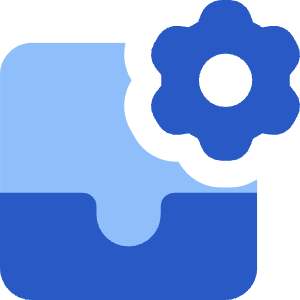 Inbox Setting Gear Icon from Core Flat Set