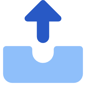 Inbox Tray 2 Icon from Core Flat Set