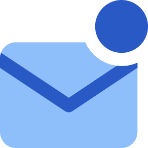 Mail Notification Icon from Core Flat Set