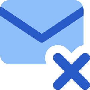 Mail Remove Icon from Core Flat Set