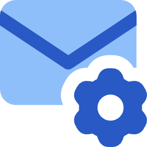 Mail Setting Gear Icon from Core Flat Set