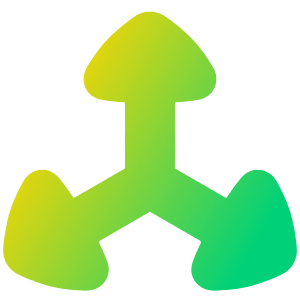3d Coordinate Axis Icon from Plump Gradient - Free Set