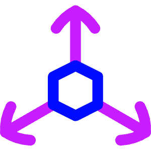 3D Coordinate Axis Icon from Flex Neon - Free Set