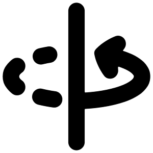 3d Rotate Y Axis Icon from Flex Solid - Free Set