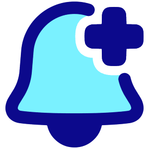 Add Bell Notification Icon from Plump Pop - Free Set