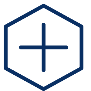 Add Hexagon 1 Icon from Cyber Line - Free Set