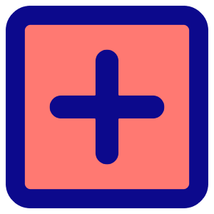 Add Square Icon from Core Pop - Free Set
