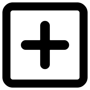 Add Square Icon from Core Remix - Free Set