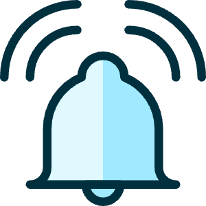 Alarm Bell Ring Icon from Ultimate Duotone - Free Set