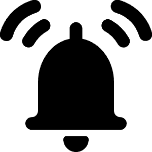 Alarm Bell Ring Icon from Ultimate Bold - Free Set