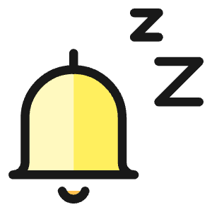 Alarm Bell Sleep 1 Icon from Ultimate Colors - Free Set