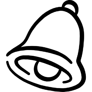 Alert Alarm Bell Icon from Freehand Line - Free Set