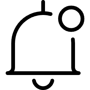 Alert Bell Notification 2 Icon from Ultimate Light - Free Set