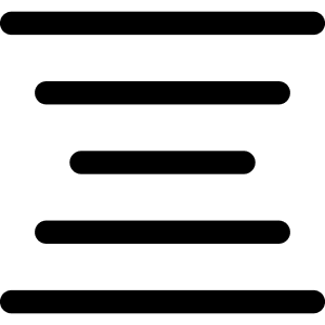 Align Center Icon from Core Line - Free Set