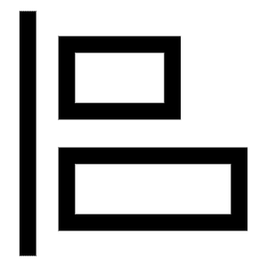 Align Left 1 Icon from Sharp Line - Free Set