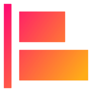 Align Left 1 Icon from Sharp Gradient- Free Set