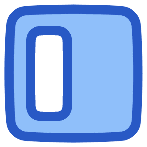 Align Object Left Icon from Plump Duo - Free Set