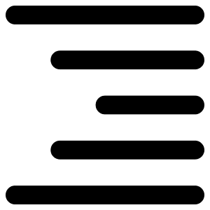 Align Right 1 Icon from Core Remix - Free Set