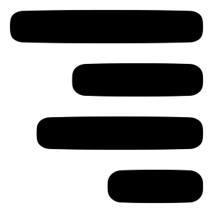 Align Right 1 Icon from Plump Remix - Free Set