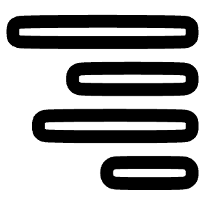 Align Right Icon from Plump Line - Free Set