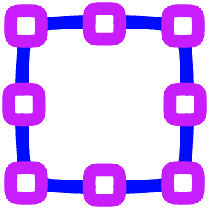 Align Selection Icon from Plump Neon - Free Set