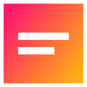 Align Text Center Icon from Sharp Gradient- Free Set