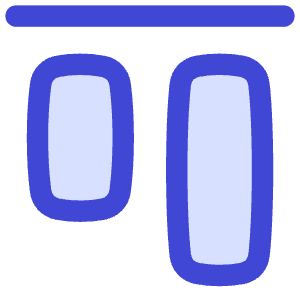 Align Top 1 Icon from Flex Duo - Free Set