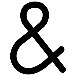 Ampersand Icon from Ultimate Bold - Free Set