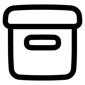 Archive Box Icon from Plump Line - Free Set