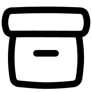 Archive Box Icon from Flex Line - Free Set