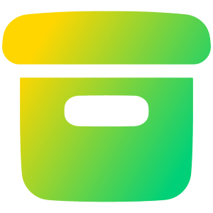 Archive Box Icon from Plump Gradient - Free Set