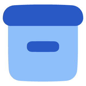 Archive Box Icon from Plump Flat - Free Set