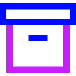Archive Box Icon from Sharp Neon - Free Set