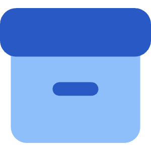 Archive Box Icon from Core Flat - Free Set