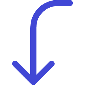 Arrow Bend Left Down 2 Icon from Core Duo - Free Set