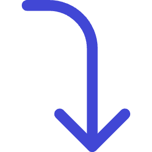 Arrow Bend Right Down 2 Icon from Core Duo - Free Set