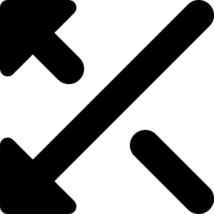 Arrow Crossover Left Icon from Core Solid - Free Set