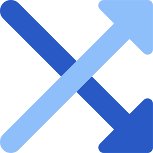 Arrow Crossover Right Icon from Core Flat - Free Set