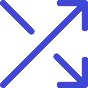 Arrow Crossover Right Icon from Core Duo - Free Set