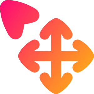Arrow Cursor Move Icon from Flex Gradient - Free Set
