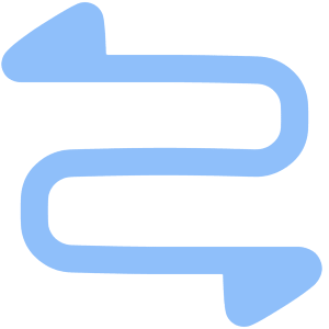 Arrow Curvy Both Direction 2 Icon from Plump Flat - Free Set