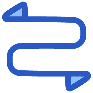 Arrow Curvy Both Direction 2 Icon from Plump Duo - Free Set